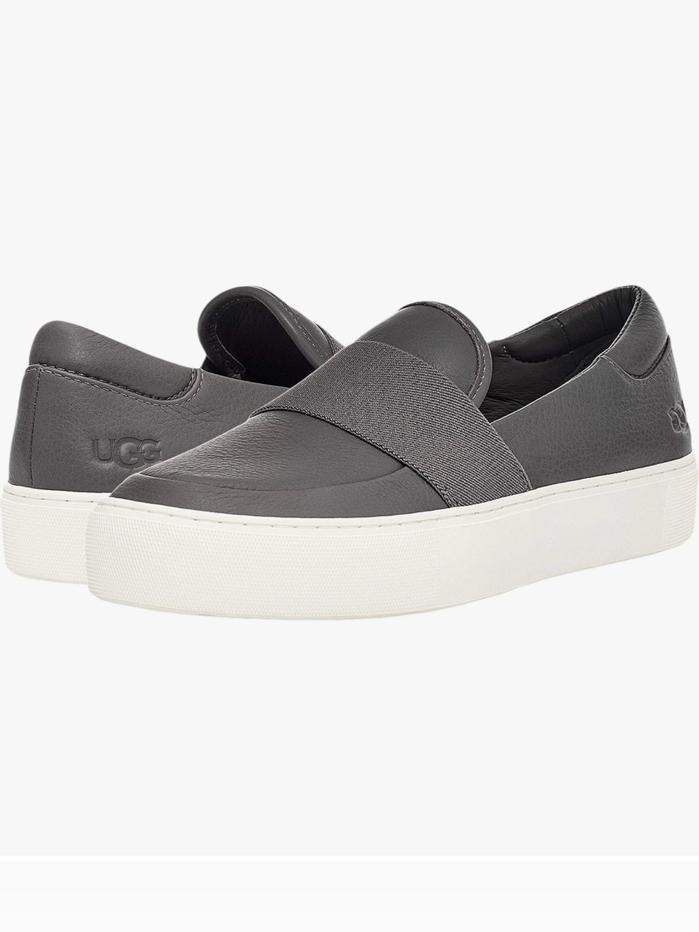 UGG Women's Charcoal Slip-On Platform Sneakers size 9
